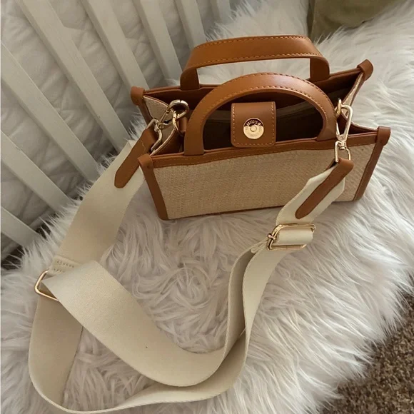 Shiraleah Cross-Body Bag, Tan - Picture 2 of 13